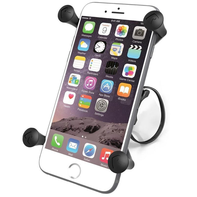 Universele X-grip montageset voor large smartphone RAM Mounts EZ-OF/OFF met tie-rip bevestiging