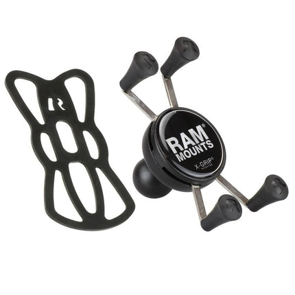Universele X-grip voor smartphone RAM Mounts EZ-OF/OFF met B-kogel bevestiging