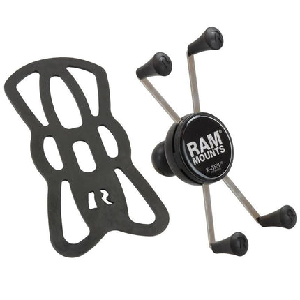 Universele X-grip voor large smartphone RAM Mounts EZ-OF/OFF met B-kogel