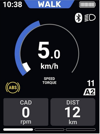 Écran de vélo électrique / compteur de vélo Shimano STEPS SC-E610 sans support