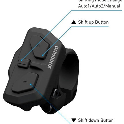 Schakeleenheid (rechts) Shimano STEPS Di2 SW-EN600-R - 22,2 mm klemming - afbeelding 2