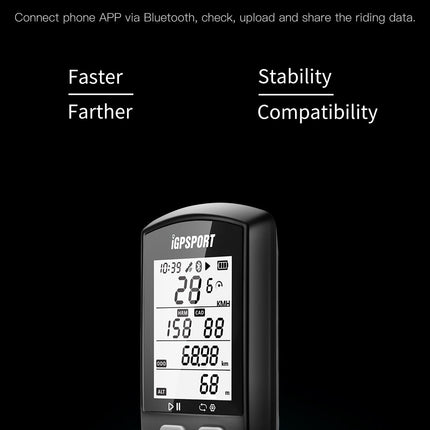 Fietscomputer iGPSPORT iGS10S GPS