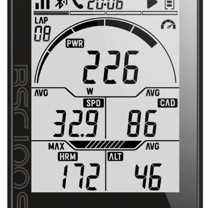 Fietscomputer iGPSPORT BSC100S inclusief standaard stuurmontage
