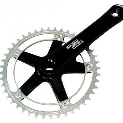 Crankstel 44T  Sturmey Archer FCT64 met 170mm crankarm - zwart/zilver