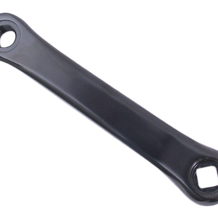 Crankarm links 152mm aluminium - zwart