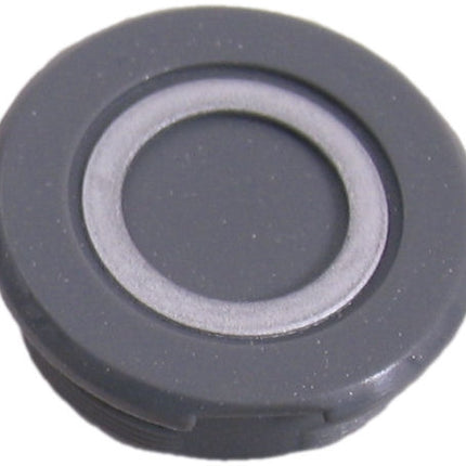 Crankdop kunststof - zilver / grijs (1 stuks)