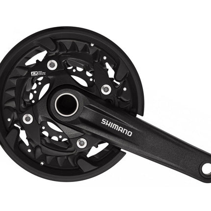 Pédalier VTT 3 x 10 vitesses Shimano FC-MT500 avec manivelle de 175 mm/40-30-22T - noir