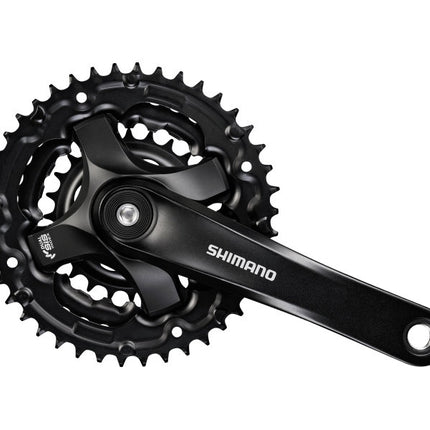 Crankstel 6/7/8 speed Shimano Tourney FC-TY501 met 175mm crankarm 42 x 34 x 24T - zwart