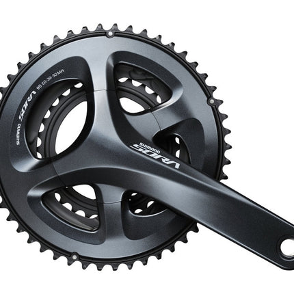 Crankstel 3 x 9 speed Shimano Sora FC-R3000 met 175mm crankarm 50-39-30T - zwart
