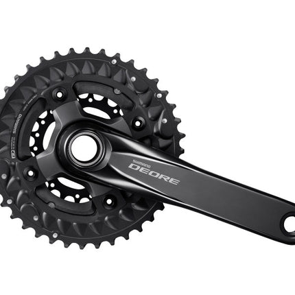 Crankstel 3 x 10 speed Shimano Deore FC-M6000 175mm/40 x 30 x 22T - zwart