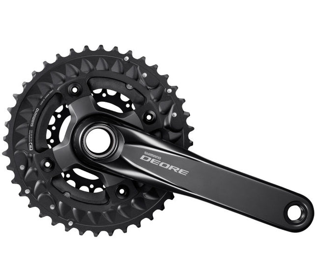 Crankstel 3 x 10 speed Shimano Deore FC-M6000 175mm/40 x 30 x 22T - zwart