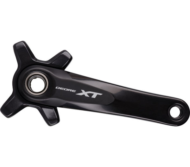 Crankstel 11 speed Shimano Deore XT FC-M8000-1 met 175mm crankarm - zonder kettingblad - zwart