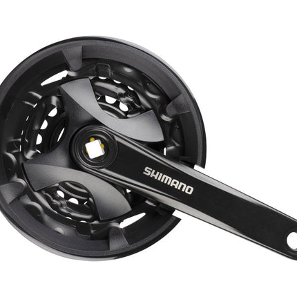Crankstel 3 x 9 speed Shimano Altus FC-M101 met 175mm crankarm 44-32-22T voor vierkante as - zwart