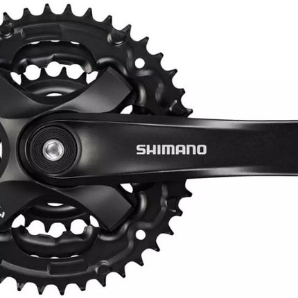 Crankstel 3 x 9 speed Shimano Altus FC-M101 - 170mm/44-32-22T voor vierkante as - zwart (werkplaatsverpakking)