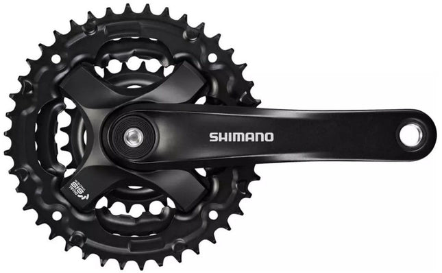 Crankstel 3 x 9 speed Shimano Altus FC-M101 - 170mm/44-32-22T voor vierkante as - zwart (werkplaatsverpakking)