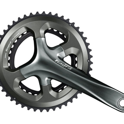 Crankset 2 x 10 speed Shimano Tiagra FC-4700 - 172.5/50-34T with hollow axle - black