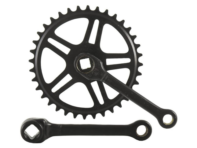Crankstel 36T Vinty 1/8" spieloos 130mm - zwart