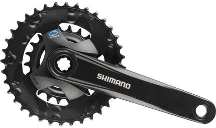 Pédalier 2x 7/8 vitesses Shimano FC-M315-2 avec manivelle 175mm 36 x 22T - noir