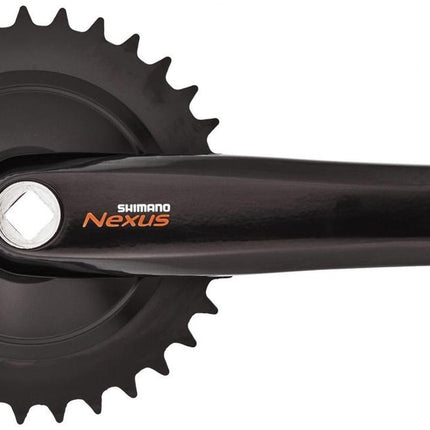 Crankset 33T Shimano Nexus C6000 with 170mm crank arm - silver