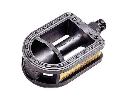 Paire de pédales Marwi SP-481B Junior en plastique à pas fin - noir