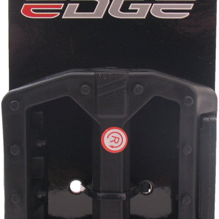Pédales BMX Edge larges en plastique noir