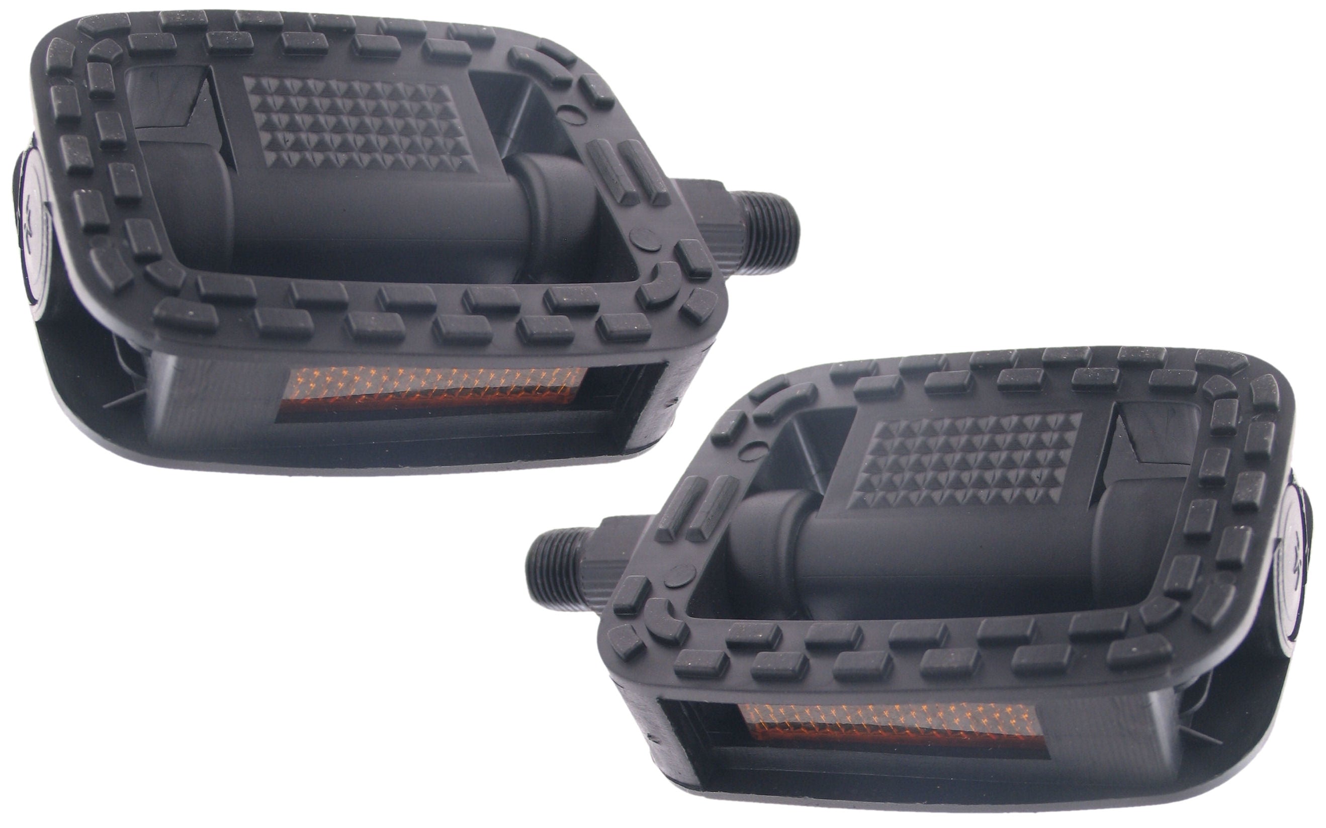 Pedaalset Edge Comfort anti-slip - zwart