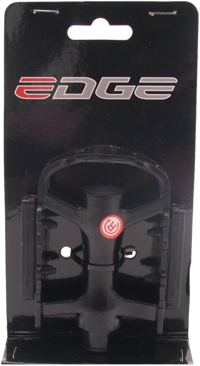 Pedaalset MTB/Trekking Edge Luxe aluminium - zwart