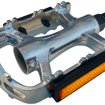 Pedaalset MTB/Trekking Edge Luxe aluminium - zilver