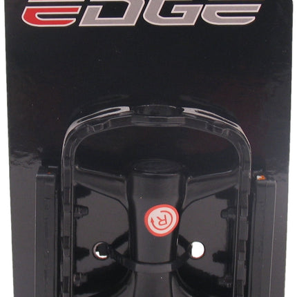 Pédalier VTT Edge Low Profile avec côtés polis - aluminium noir
