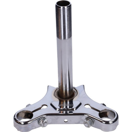 Té de fourche chromé pour EBR Puch Maxi