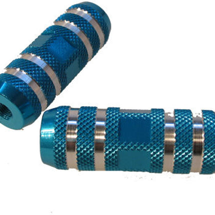 Voetsteunset Edge Freestyle op 80 mm 3/8" as - blauw