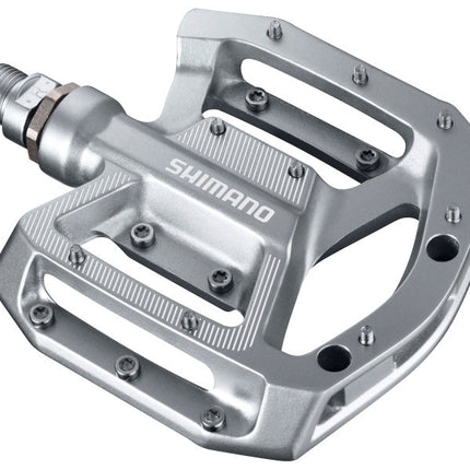 Jeu de pédales plates Shimano PD-GR500 VTT/BMX - argent
