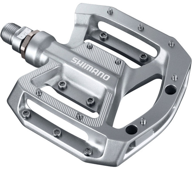 Pedaalset MTB/BMX Shimano PD-GR500 platform - zilver