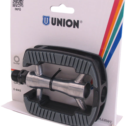 Pedaalset Marwi SP-821 aluminium huis non-slip - zwart / zilver (op kaart)