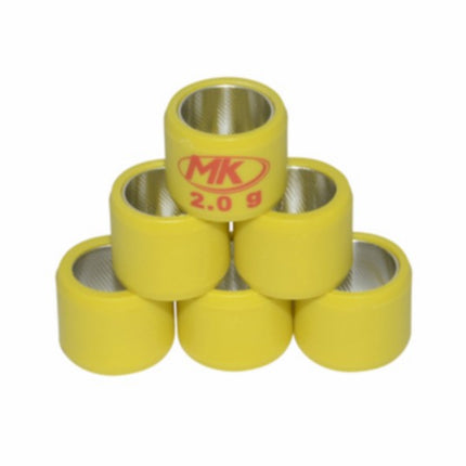 variator roller set Metrakit 2.0gr 16x13mm sco gy6, sco piaggio ot