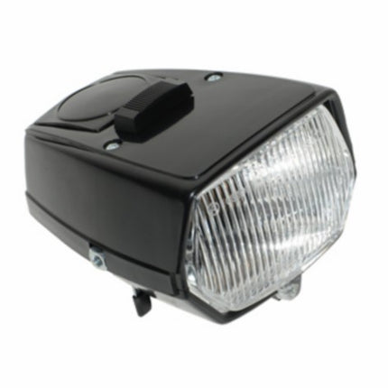headlight DMP square + switch 115mm black puch maxi