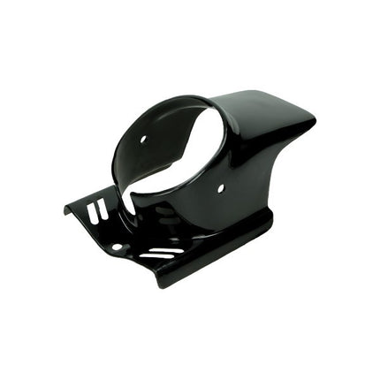 Headlight spoiler DMP round black Puch Maxi