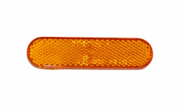 reflector Piaggio origineel zijscherm oranje mp3, et2-et4, liberty 4t rst, nrg, vespa lx, vespa S, zip2000 58231r5