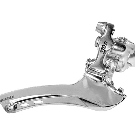 Voorderailleur 2 x 8 speed Sunrace FDR80 bottom pull met ø31.8 klemdiameter (M) 28.6mm (S)