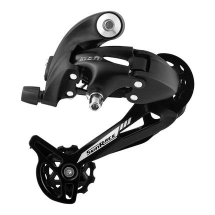 Achterderailleur 7/8-speed Sunrace M41 met lange kooi - directe montage - zwart
