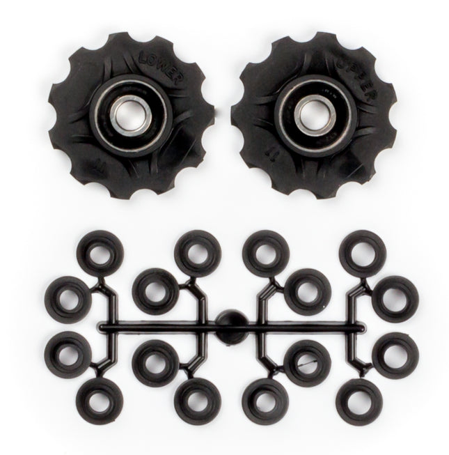 Derailleurwieltjes 2 x 11 tands Elvedes met standaard afgedichte lagers