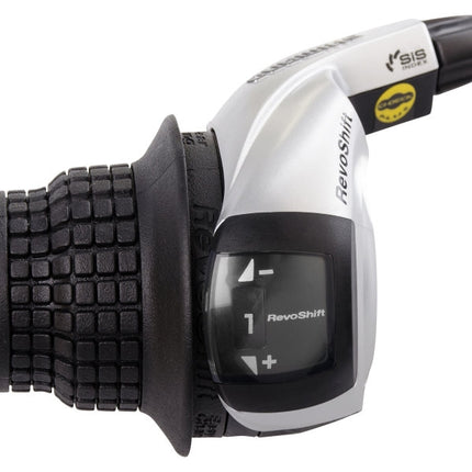 Draaiversteller (links) 3 speed Shimano Tourney SL-RS45 - zwart/zilver