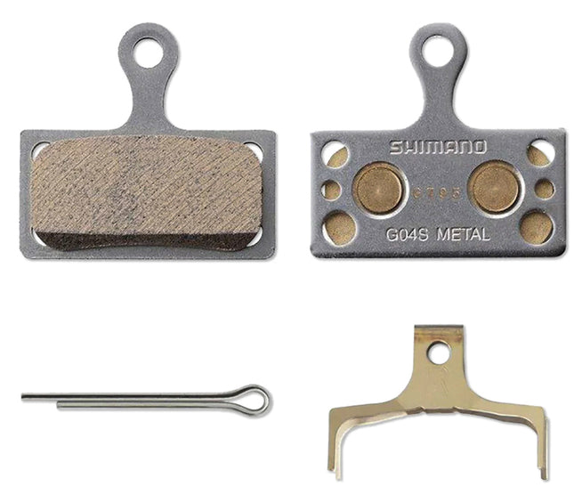 Schrijfremblokset Shimano G-04S Metall voor  XTR/Deore/XT/SLX/Alfine
