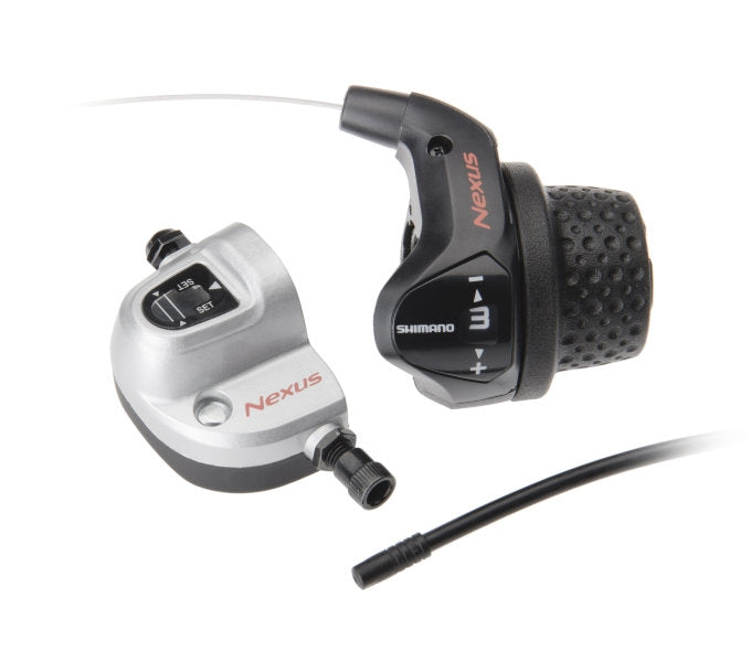 Draaiversteller 3 speed Shimano Nexus SL-3S41E met kabels en clickbox - zwart