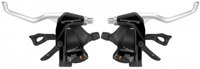Shifter/brake lever set 3 x 7 speed Sunrace STM406 R7/L3