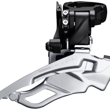 Front derailleur 3 x 10-speed Shimano Deore FD-T6000 down swing - with high clamp 44-48T - Black/Silver