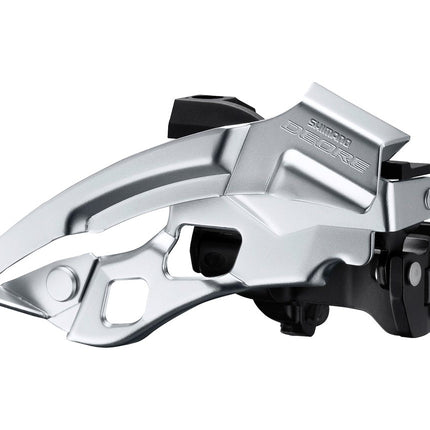 Voorderailleur 3 x 10-speed Shimano Deore FC-T6000 top swing - lage klem 66-69° - 44-48T - Zwart/Zilver - afbeelding 2
