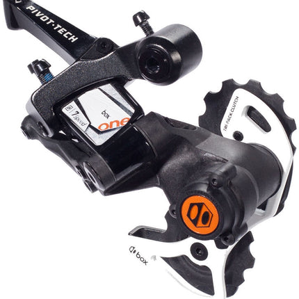 Achterderailleur "down-hill" 7-speed Box Components One met korte kooi - zwart