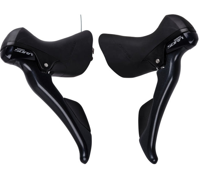 Versteller-/remhendelset 3 x 9 speed Shimano Sora ST-R3000 - zwart