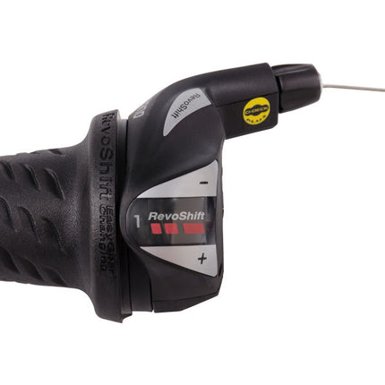 Draaiversteller SIS (links) 3 speed Shimano Tourney SL-RS36 - zwart/zilver